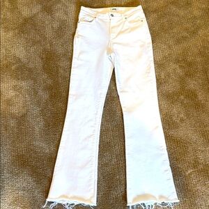 Paige White Denim Bootcut Jeans